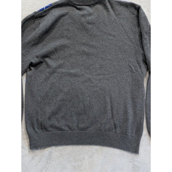 Club Room Sweater Mens L Colorful Argyle V Neck Preppy Grandpa Large - Picture 13 of 14